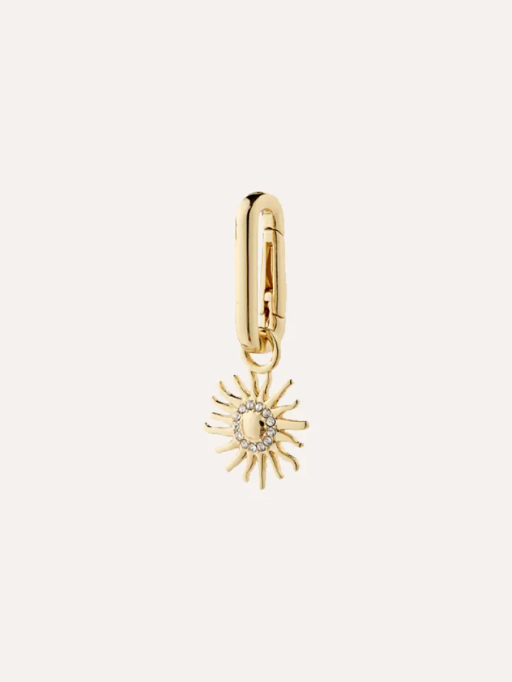 Charm Recycled Sun Pendant